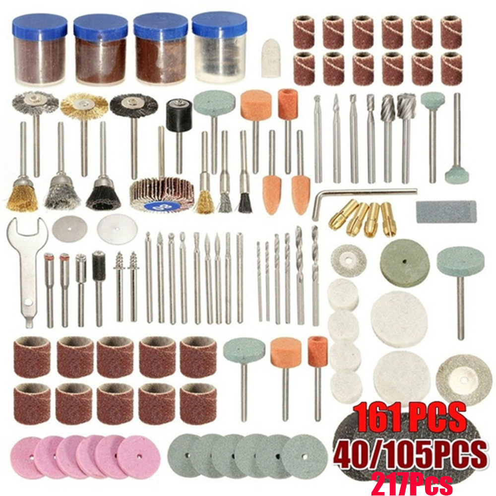 Cordless Rotary Tool Kit Accessories - 40 ~ 217 pçs ferramentas elétricas