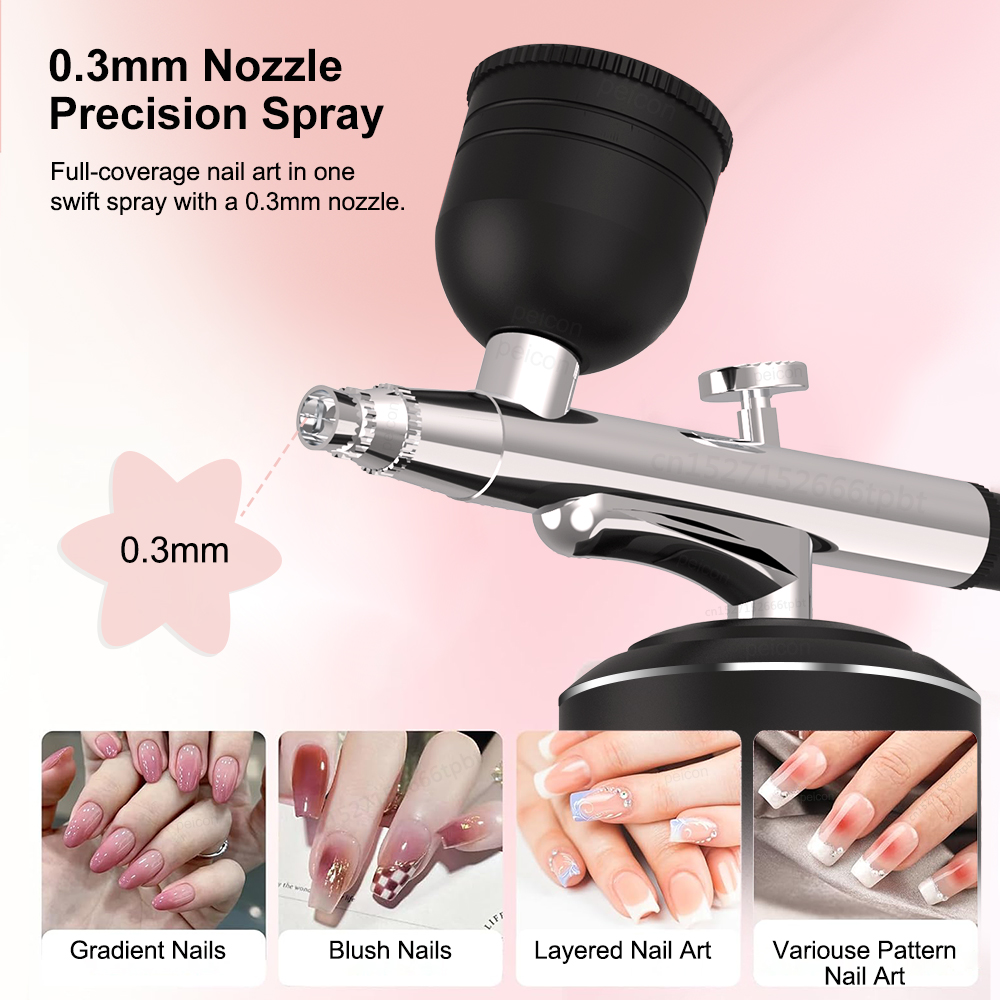  Aerógrafo com Compressor, Pi - Airbrush Kit With Mini Compressor avaliação e preço
