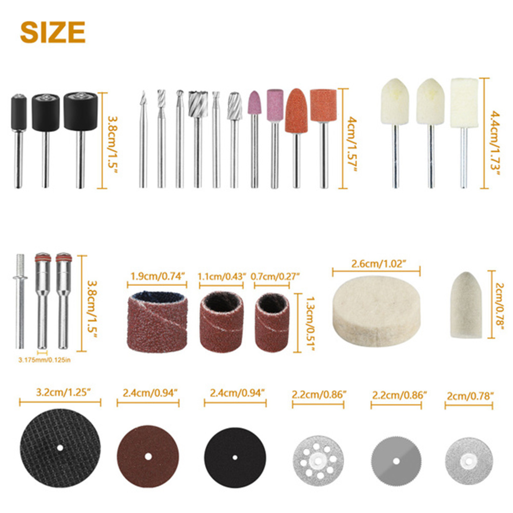 40 ~ 217 pçs ferramentas elétr - Cordless Rotary Tool Kit Accessories avaliação e preço