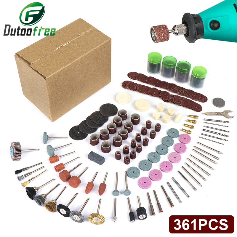 361 pçs/lote ferramentas elétr - Cordless Rotary Tool Kit Accessories avaliação e preço
