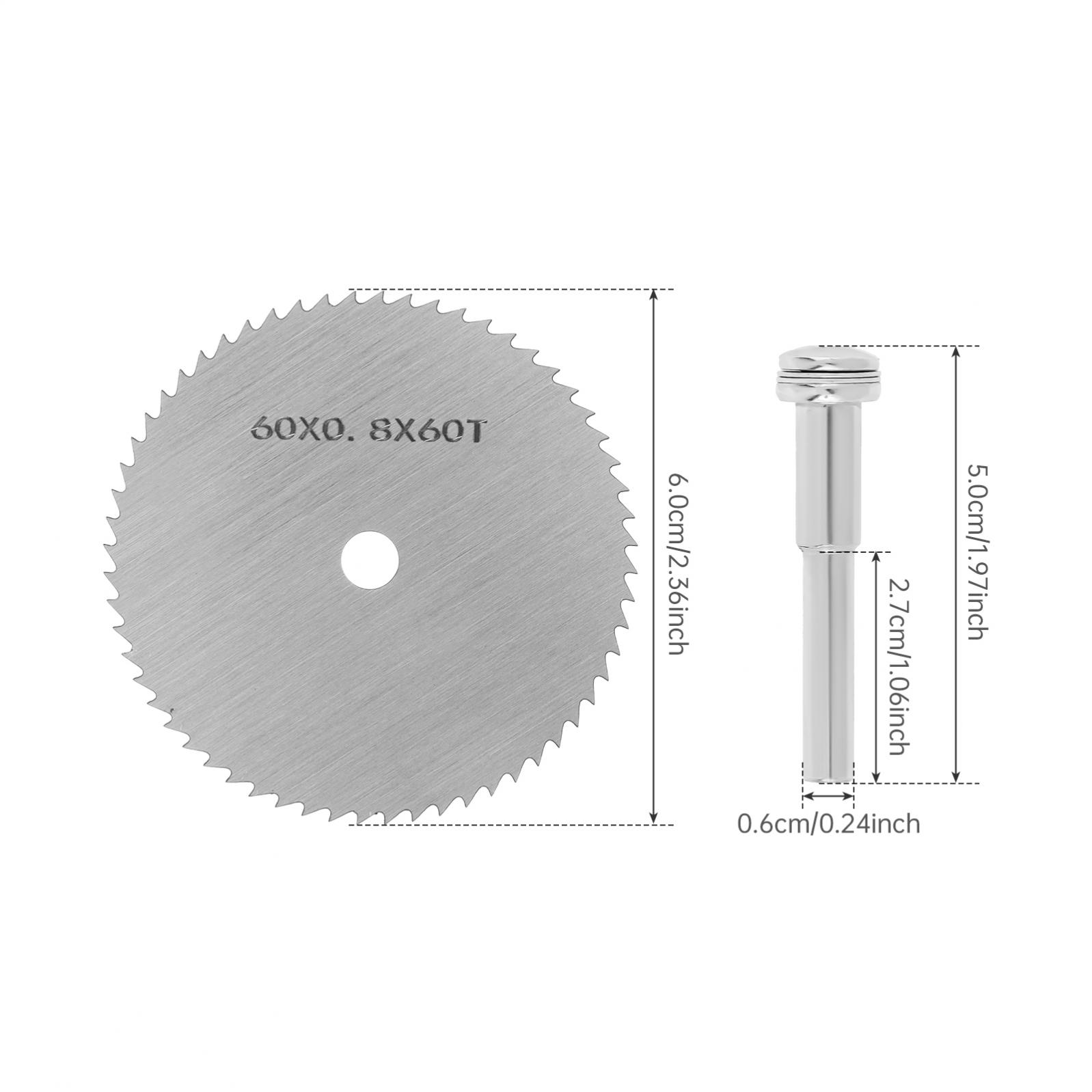 60mm hss viu disco roda lâmina - Cordless Rotary Tool Kit Accessories avaliação e preço