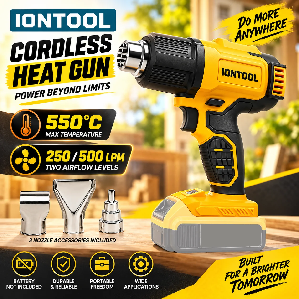 Pistola de Ar Quente Sem Fio I - Cordless Heat Gun For Shrink Tubing avaliação e preço